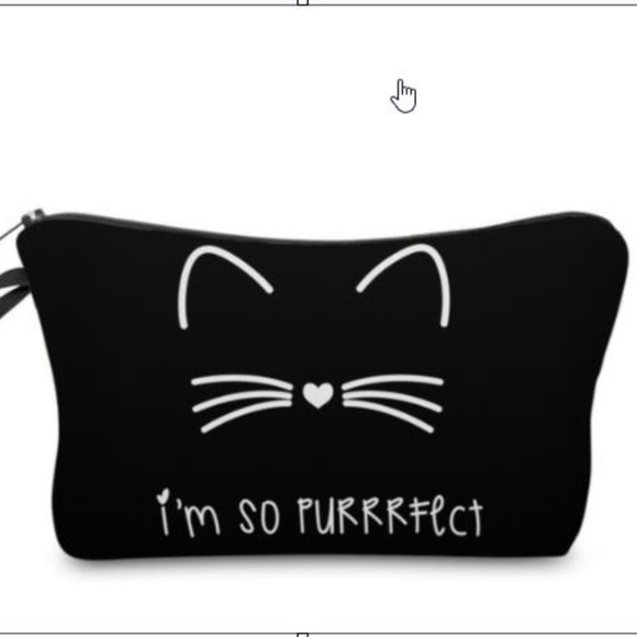 Atelier Sona Handbags - LAST ONE!! 🎉HP🎉 Sassy "I'm so Purrrfect" Cosmetic Bag